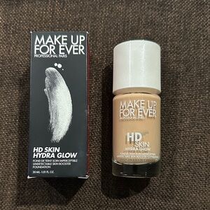 MAKE UP FOR EVER HD Skin Hydra Glow Foundation – Shade 1N14 (USED ONCE)